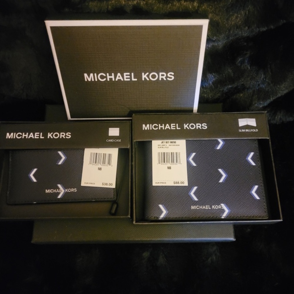 MK/CARD HOLDER & WALLET/NAVY